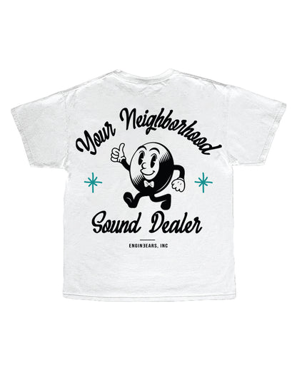 EngineEars Sound Dealer White T Shirt